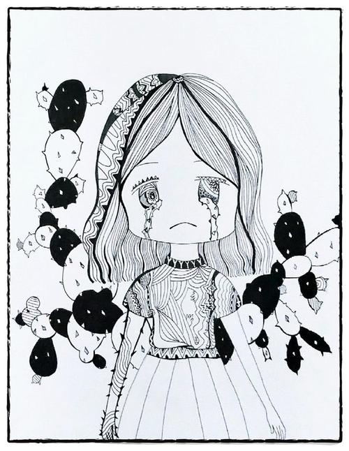 阅读后的刺猬女孩