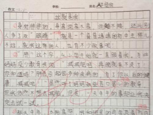 五年级作文这是我
