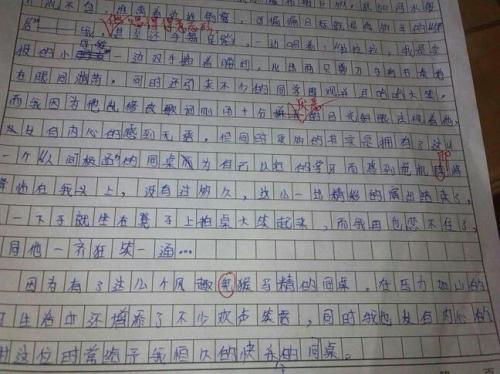 四年级作文我的朋友