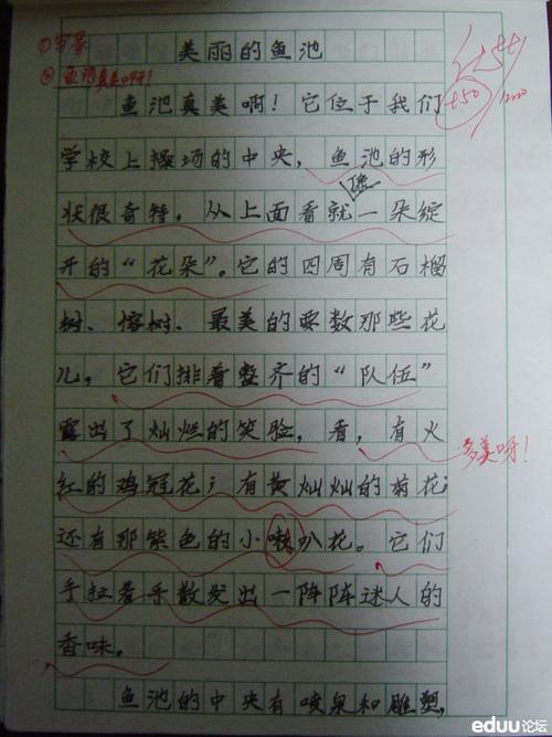 我改变了三年级的作文