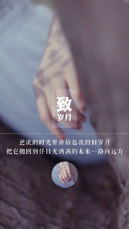 经典句：如果没有我，问你会拥抱谁？