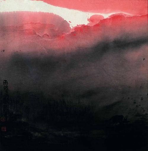 雨后但夕阳组成