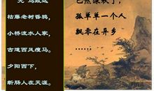 天净沙秋思改写