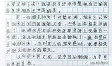 特别的一课作文