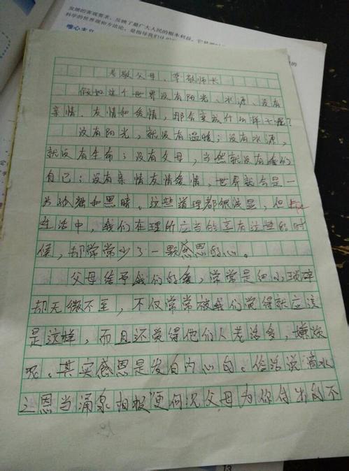 家庭作文600字