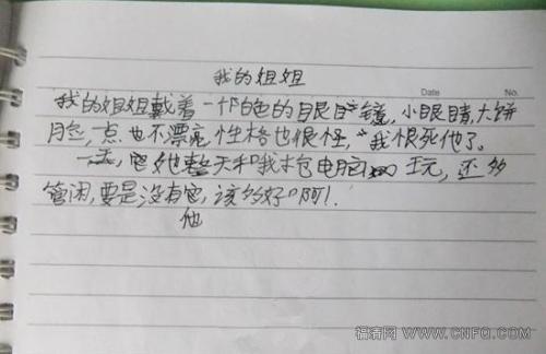 给我姐姐700个单词