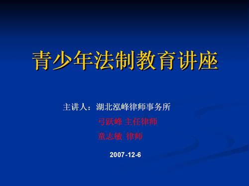 关于青年法律研讨会的思考