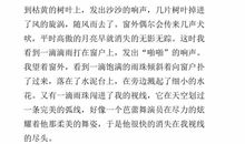 关于雨的作文400字