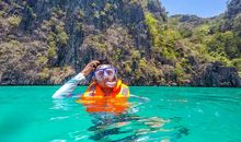 我学会了游泳350字