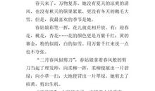 我爱春天作文300字