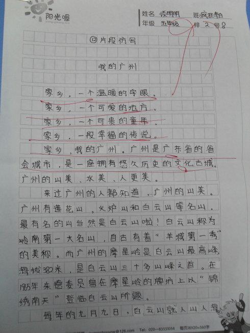 关于阳光的组成