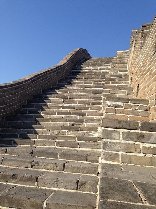 八达岭长城的构图