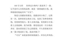 我的小狗作文200字