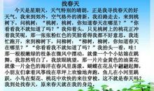 找春天的作文
