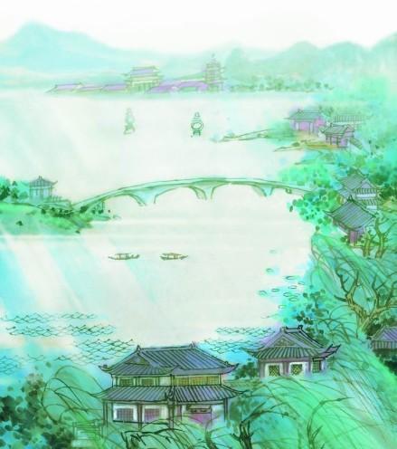 雨后在饮水湖上重写