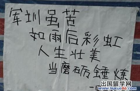 大学生军训经验