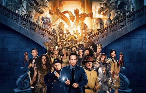 博物馆的美妙夜景