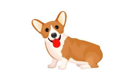 可爱的小狗组成