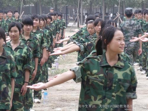 我的高中军事训练生活