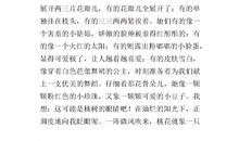 关于描写桃花的作文