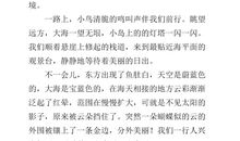 写一处自然景观的作文