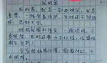 我们一家三口作文