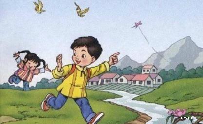 小学读书图片构图