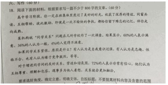 2013年全国高考全场作文全国第二卷：一思无Blossom