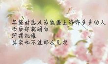 经典语录：因为喜欢，所以情愿