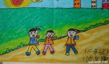 我学会了画画100字