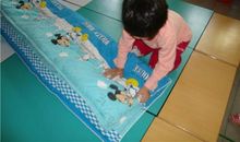 我学会了叠被子