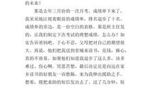 鼓励的眼神作文