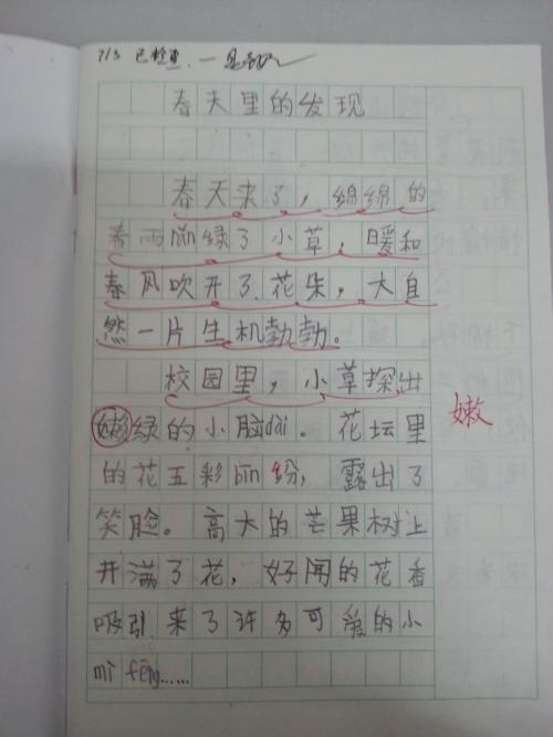 春天的日记发现