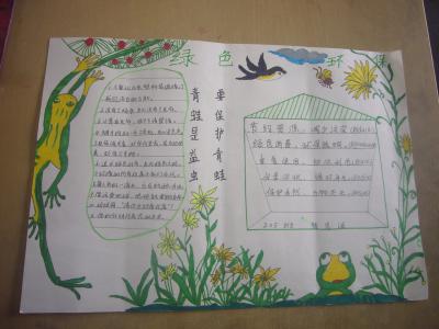 保护青蛙组成400字