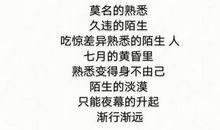 熟悉的陌生人作文