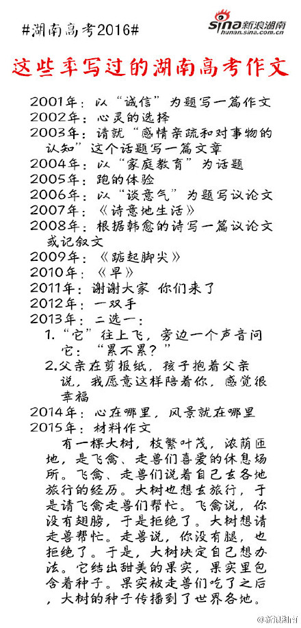2017年高考全科目全国一卷：Tu陵深处是清光