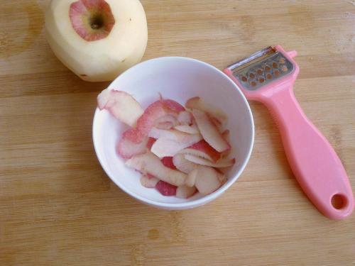 看完一块苹果皮