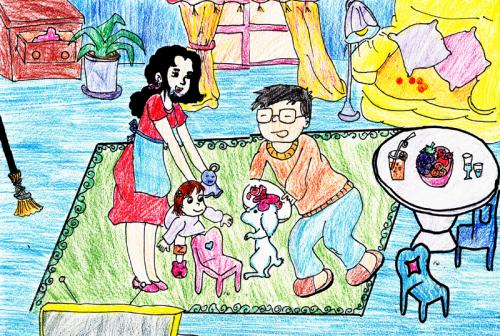 我了解500字的家庭关爱