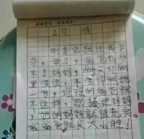 一年级日记20字