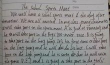 二年级运动会日记