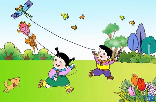二年级日记放风筝