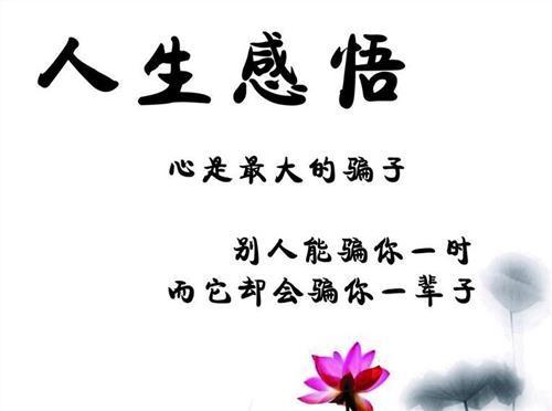 经典人生理解句