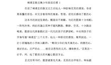 林清玄闲情读后感