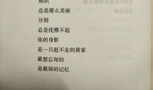 汪国真诗集读后感