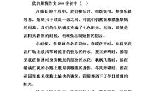 作文我的烦恼600字