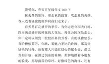 妈妈我爱你作文400字