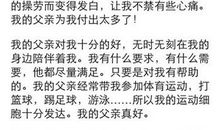 父亲的爱作文450字