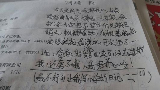 50字的小学生日日记