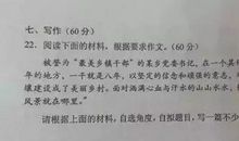 2015年高考满分作文湖南卷：借风唤花醒，聊赠一枝春