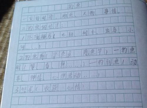 500字钓鱼作文